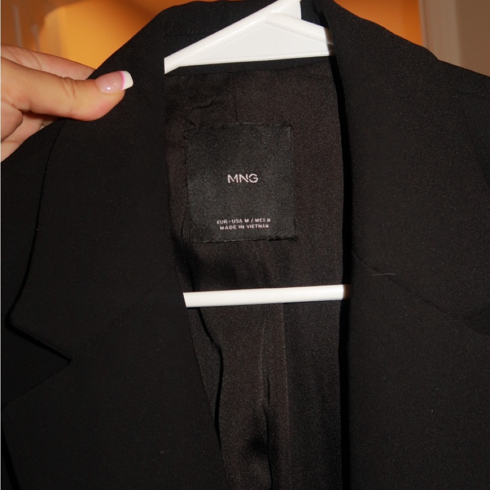 Mango Black Blazer Classic Formal Wear